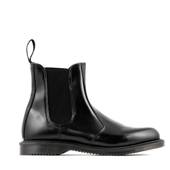 Dr. Martens Flora Smooth Women's Chelsea Boot Black Leather Size 6 EUC Boho - Picture 1 of 10